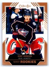 Kent Johnson 2022 Upper Deck O Pee Chee Glossy card