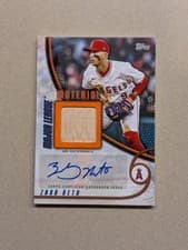 2025 Topps Update Major League Material Autographs Zach Neto #MMAU-ZN card