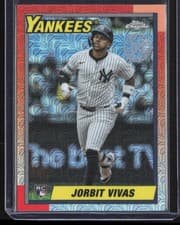 2025 Topps Update 1990 Topps Chrome Baseball Jorbit Vivas #U90C-2 card