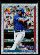 Adrian Beltré 2026 Topps 1991 Topps Chrome card
