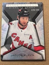 2025-26 Upper Deck Black Diamond Diamond Stars Jaccob Slavin #BDS-SL card