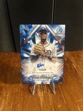 2025 Bowman Chrome Sapphire Edition Selections Autographs Cris Rodriguez #SSA-CR card