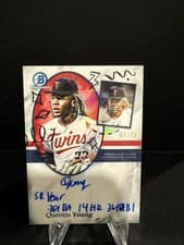 Quentin Young 2025 Bowman Draft Draft Prospect Portrait Autographs card