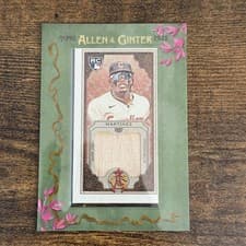 2025 Topps Allen & Ginter Allen & Ginter Mini Framed Relics Angel Martínez #MFR-AM card
