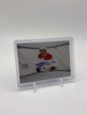 2024-25 Upper Deck Artifacts Autograph Facts Arber Xhekaj #AF-AX card