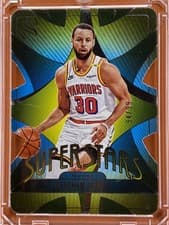 Stephen Curry 2024-25 Panini Silhouette Superstars Die-Cut card