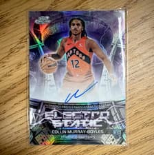 2025-26 Topps Cosmic Chrome Electro Static Signatures Collin Murray-Boyles #ESS-CM card