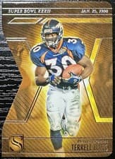 2025 Panini Silhouette Super Bowl Terrell Davis #14 card