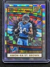 Amon-Ra St. Brown 2025 Donruss Action All-Pros card