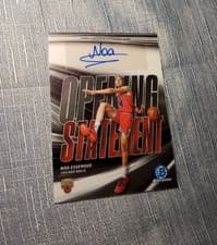 2025-26 Bowman Opening Statement Signatures Noa Essengue #OS-NE card