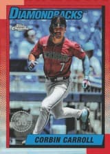 Corbin Carroll 2025 Topps Chrome Update 1990 card