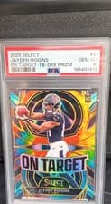 2025 Panini Select On Target Jayden Higgins #11 card