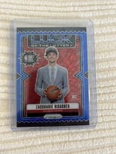 2024-25 Panini Prizm Luck of the Lottery Zaccharie Risacher #10 card