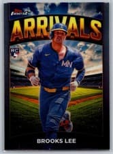 2025 Finest Arrivals Brooks Lee #A-1 card