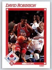 David Robinson 1991-92 Hoops Base Set card