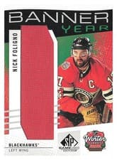 2025-26 SP Game Used 2025 Winter Classic Banner Year Relics Nick Foligno #BYWC-NF card