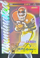 Harry Carson 2024 Panini Luminance Illuminated Ink card