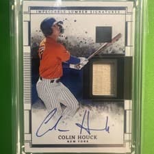 2025 Panini Impeccable Lumber Signatures Colin Houck #18 card