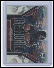 2025 Panini Prizm Black Fractal LaNorris Sellers #22 card