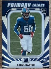 2025 Donruss Optic Rookie Primary Colors Abdul Carter #12 card