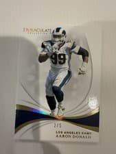 Aaron Donald 2019 Panini Immaculate Collection card