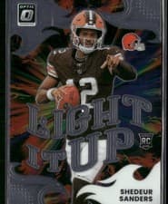 2025 Donruss Optic Light it Up Shedeur Sanders #8 card