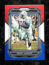 Barry Sanders 2022 Panini Prizm card