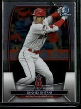 Shohei Ohtani 2023 Bowman Chrome card