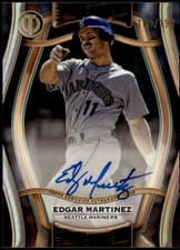 2025 Topps Tribute Pillars Of The Game Autographs Edgar Martinez #PTGA-EM card