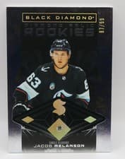2025-26 Upper Deck Black Diamond Base Diamond Relic Rookies Jacob Melanson #BDR-JM card