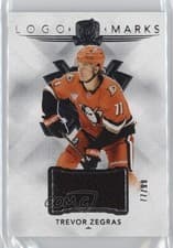 2024-25 Upper Deck The Cup Logomarks Trevor Zegras #LM-TZ card