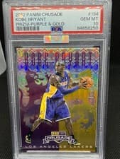 Kobe Bryant 2012 Panini Crusade Prizm card