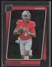C. J. Stroud 2023 Panini Chronicles Draft Picks Clearly Donruss card