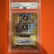 2025-26 Finest Electrifying Signatures Dylan Harper #ESG-DH card