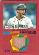 2026 Topps Heritage Clubhouse Collection Relics Julio Rodríguez #CCR-JR card