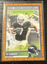 2025 Score-A-Treat Base Rookies Pumpkin RJ Harvey #49 card