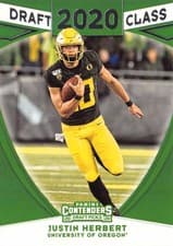 Justin Herbert 2020 Panini Contenders Draft Picks Draft Class card