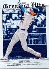 2026 Topps 2025 Greatest Hits Shohei Ohtani #GH-17 card