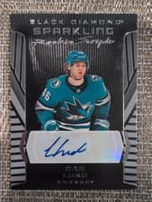 2025-26 Upper Deck Black Diamond Sparkling Rookie Scripts Cam Lund #SRS-CL card