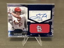2025 Topps Tier One Top Shelf Signatures Scott Rolen #TSS-SR card