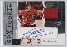 2024-25 SPx 2023-24 Update - 2003-04 Retro Rookie Autograph Jersey Connor Bedard #20-CB card