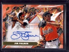 2025 Topps Inception Inception Transformation Autographs Jim Palmer #ITA-JP card