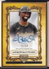 2025 Topps Gilded Collection Topps Gallery of Gold Autographs Andrew McCutchen #GOG-AM card