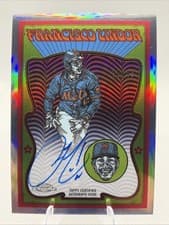 2025 Topps Chrome Ultra Violet All-Stars Autographs Francisco Lindor #UVA-FL card