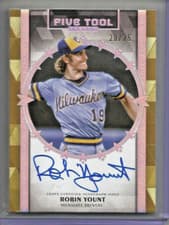 2024 Topps Five Star Five Tool Phenom Autographs Robin Yount #FTP-RY card