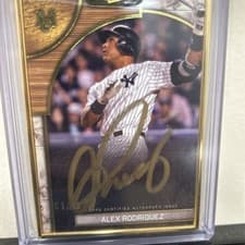 2025 Topps Museum Collection Museum Framed Autographs Alex Rodriguez #FMA-AR card