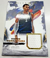 2024-25 Topps Inception Relic Cards Victor Wembanyama #REC-VW card
