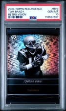2024 Topps Resurgence Retro Vision Tom Brady #RV-3 card