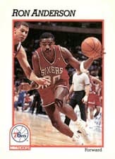 Ron Anderson 1991-92 Hoops Base Set card