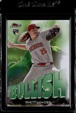2025 Finest Bullish Rhett Lowder #B-9 card